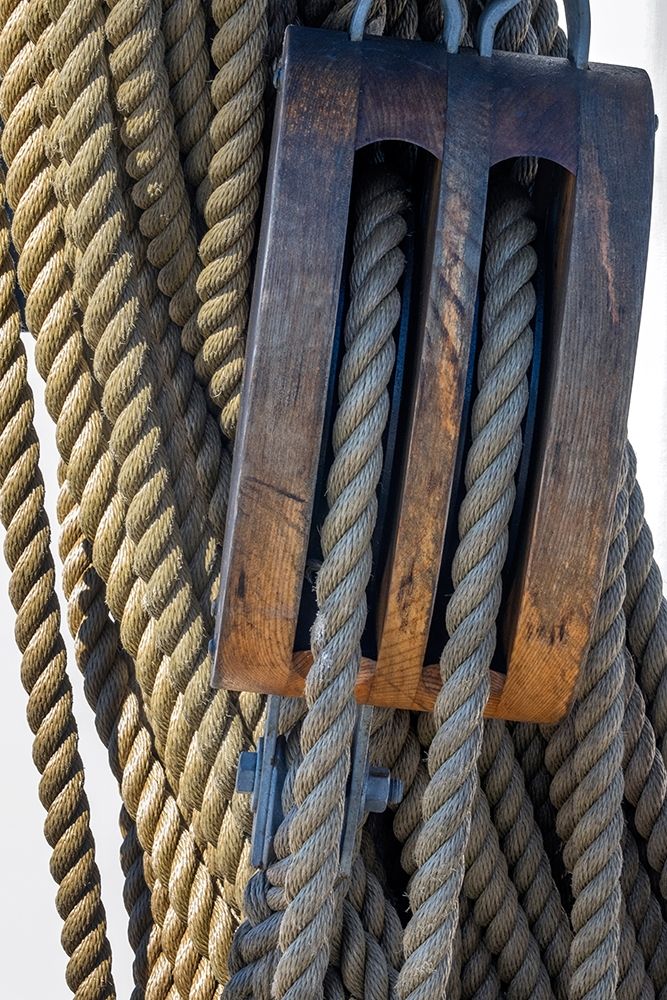 Nautical rigging-San Francisco-California-USA